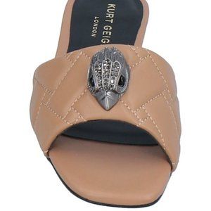 Kurt Geiger Kensington Sandal in Tan Leather Slide Size 39 (8.5)